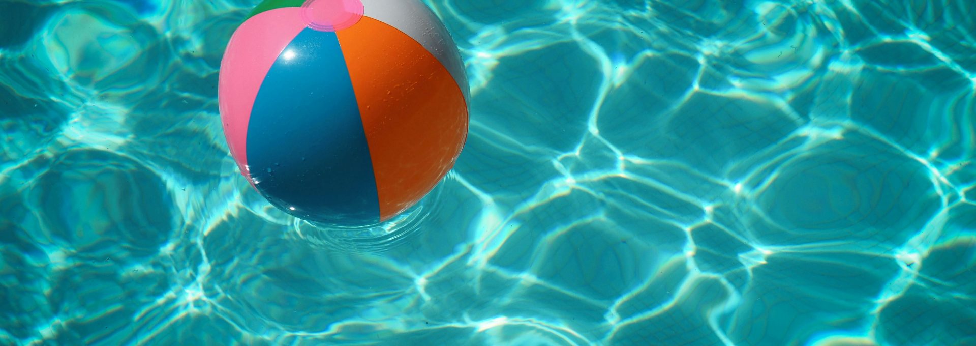 white and multicolored beach ball